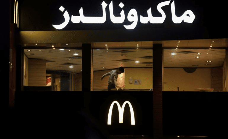 McDonald’s CEO says several markets in Middle East impacted by Israeli war on Gaza
